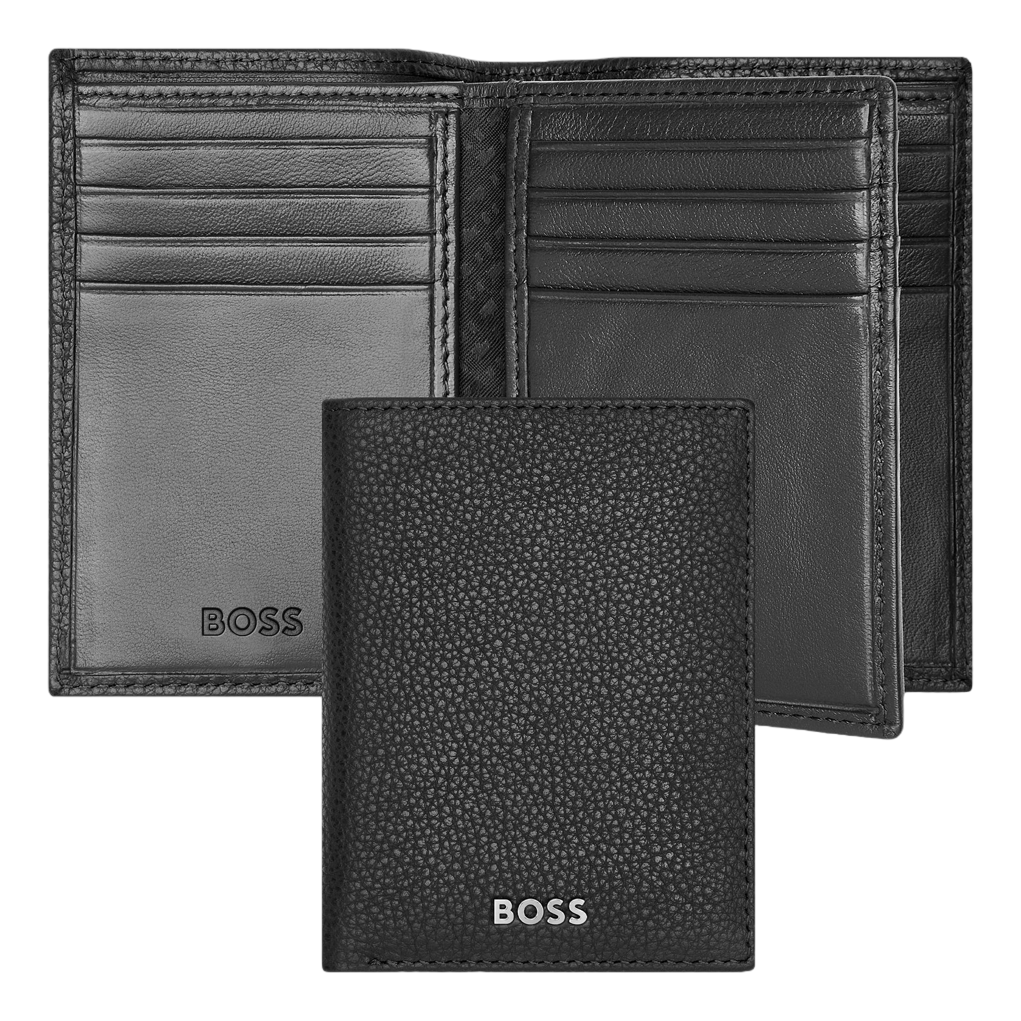 Card holder Trifold Classic Grained