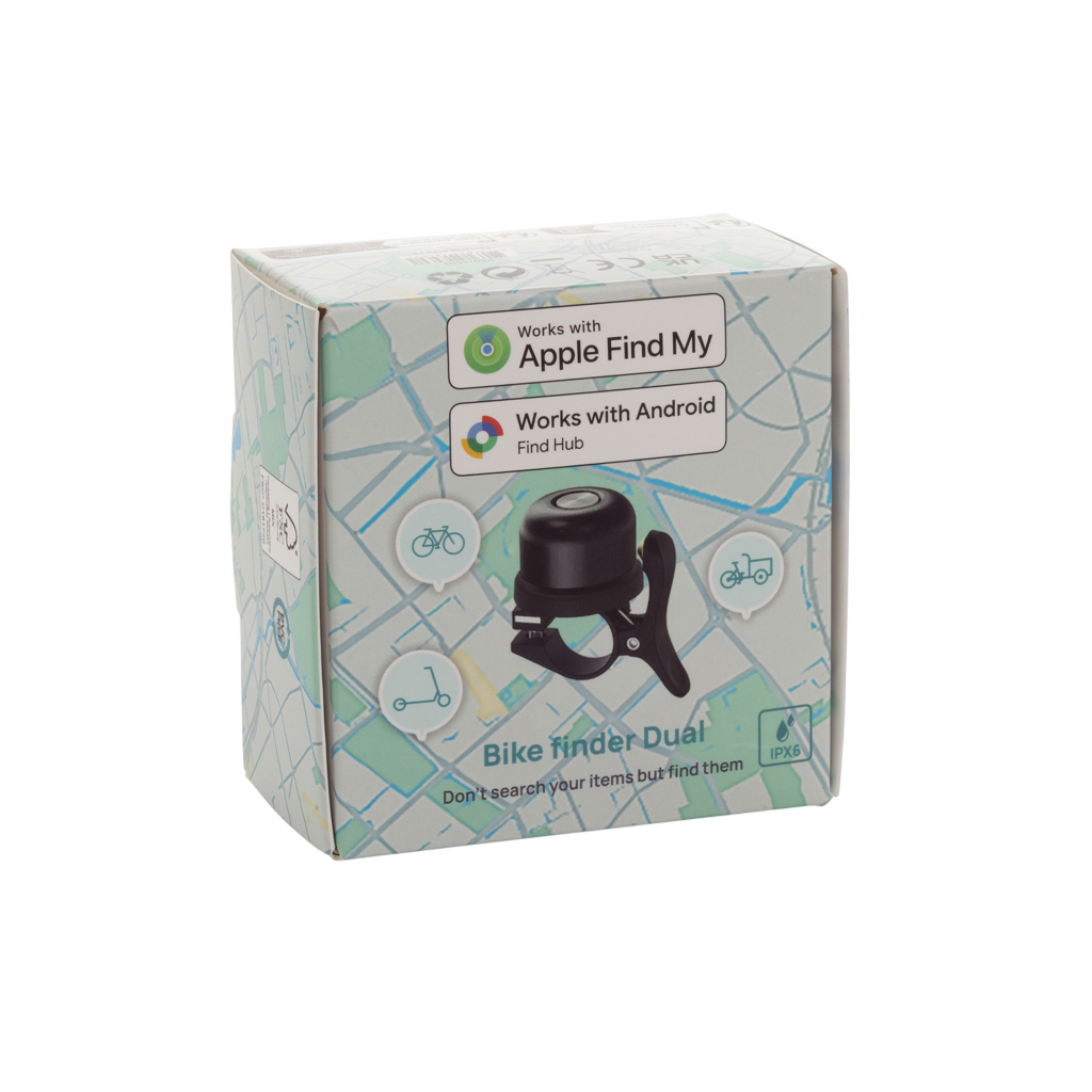 Bike finder Dual RCS bike bell with worldwide locating