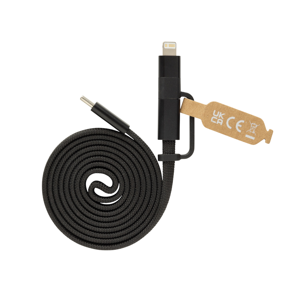 Arc RCS recycled Ultra-thin 60W 2 in 1 magnetic cable