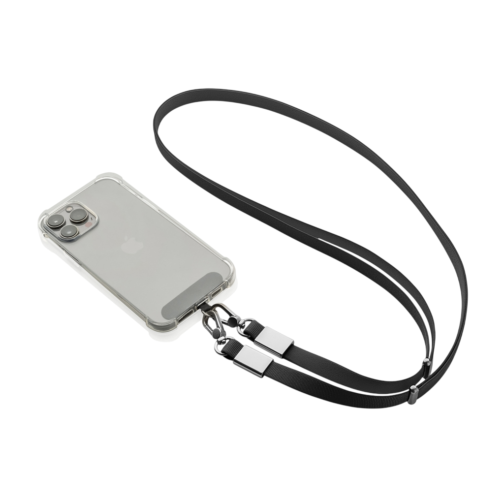 Nivo RCS recycled PET Crossbody lanyard