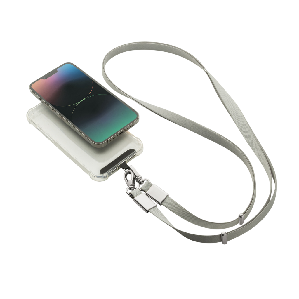 Nivo RCS recycled PET Crossbody lanyard