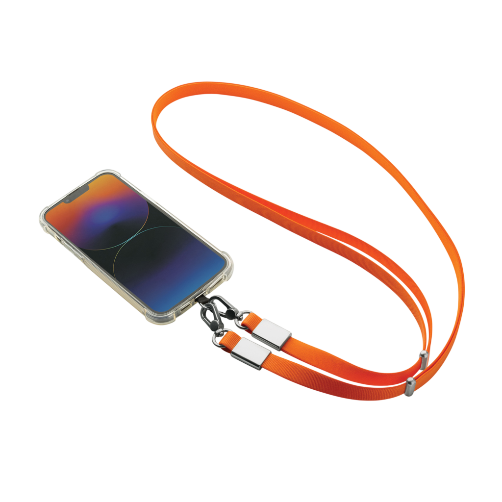 Nivo RCS recycled PET Crossbody lanyard