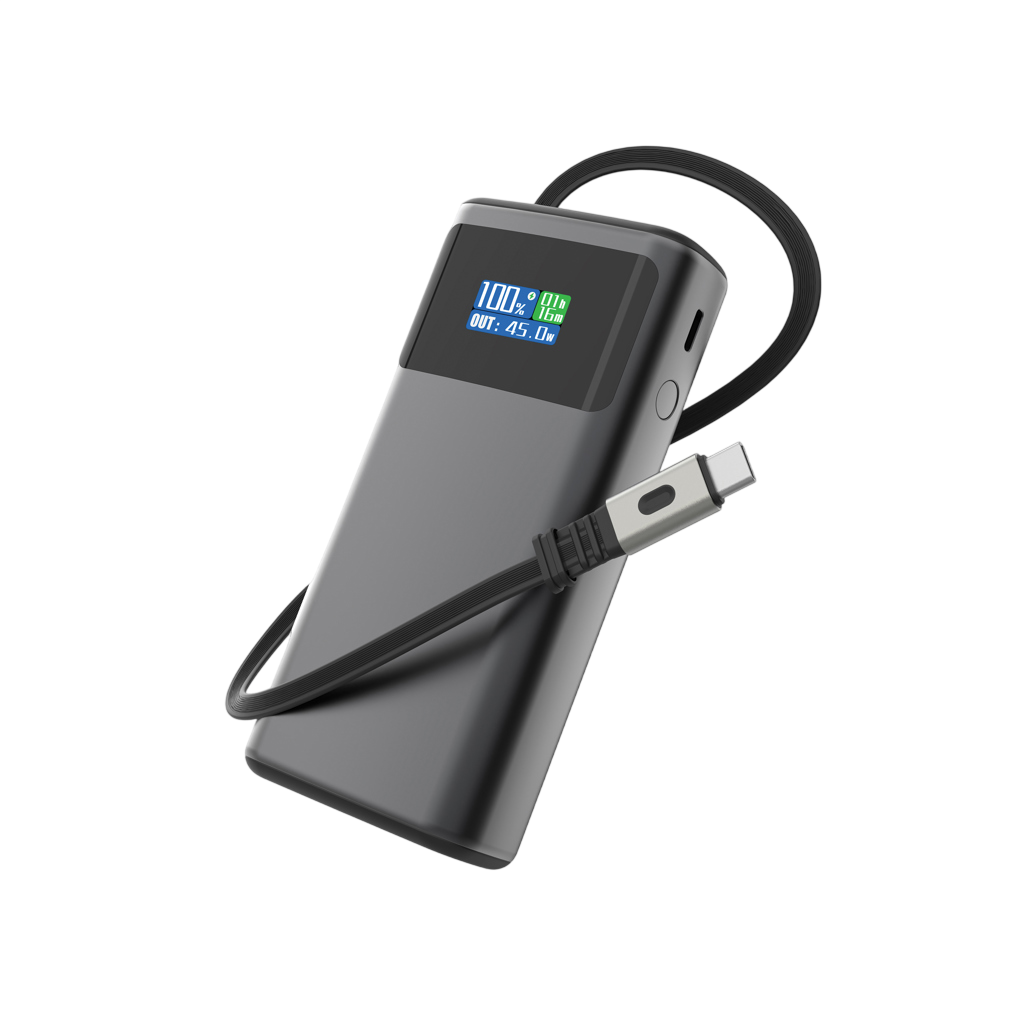 Quantum RCS ultra-fast PD45W 10.000mAh powerbank with screen