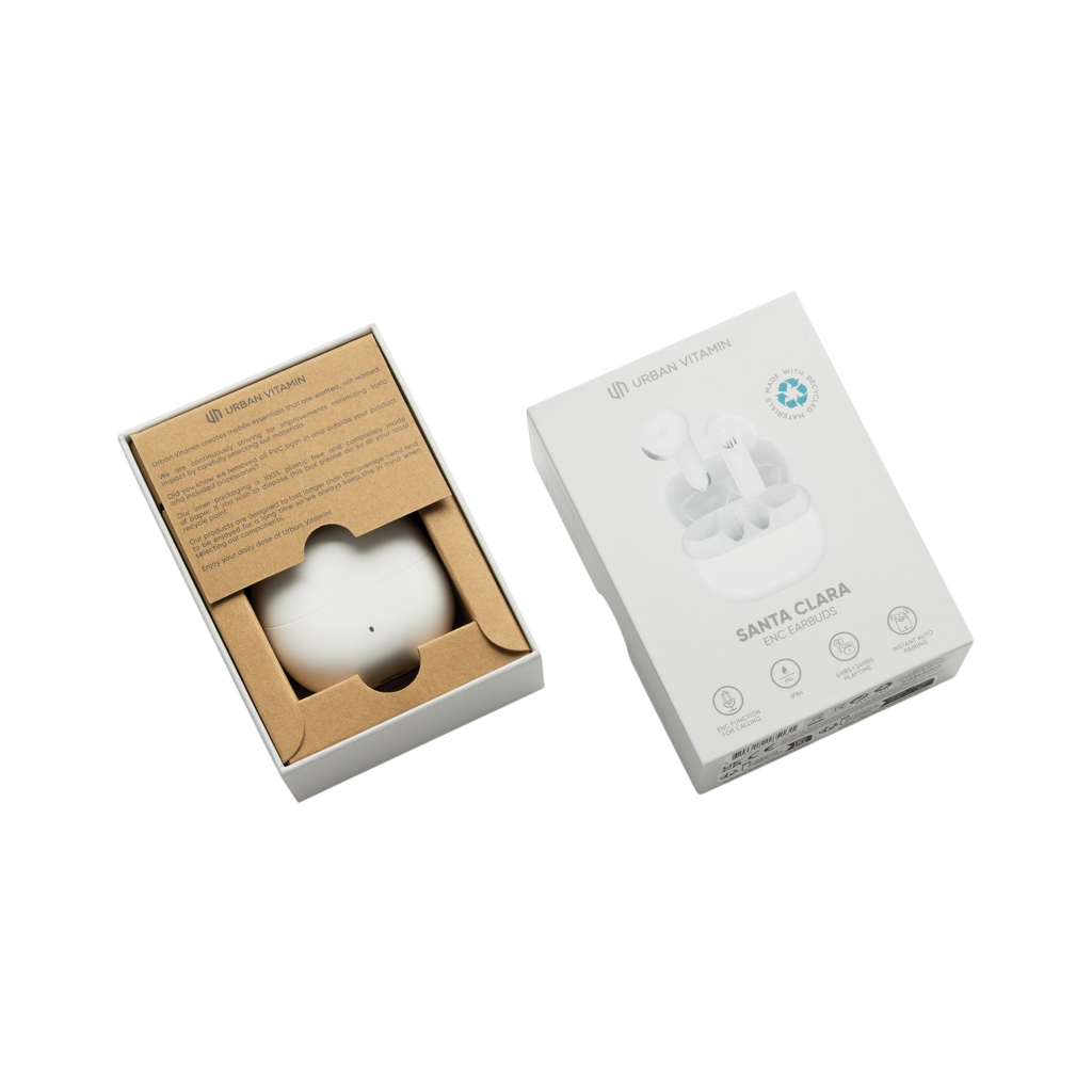 Urban Vitamin Santa Clara RCS plastic ENC earbuds